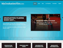 Tablet Screenshot of mygraduationfilm.com